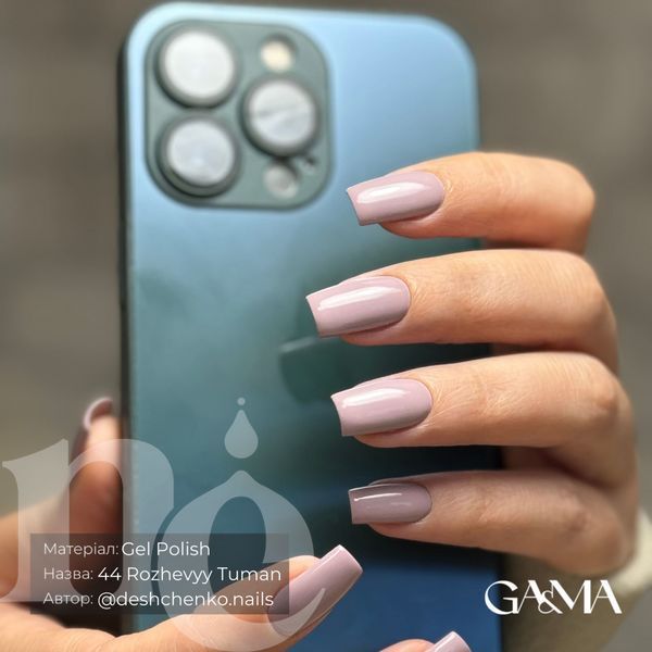 Гель-лак GA&MA Basic collection 044 rozhevyy tuman (розово-туманный), 10 мл 7700264 фото