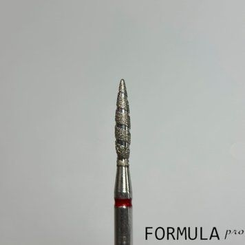 Фреза алмазная Formula Profi торнадо красное острое, 2.1 мм 806.104.243.514.021 фото