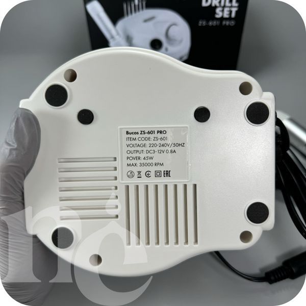 Фрезер BUCOS ZS-601 PRO WHITE, 45W, 35000 об/хв. NC-9665469 фото