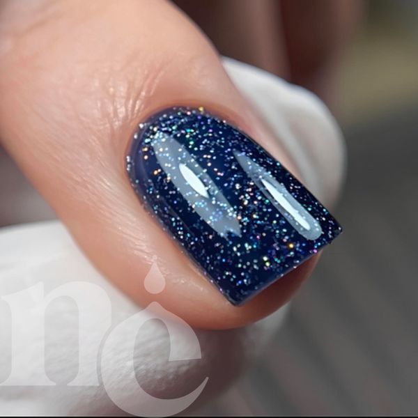 Гель-лак DARK Gel Polish 172 (графитово-синий с блестками), 6 мл DGP17206 фото
