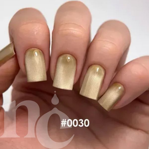 Гель-лаки DNKa Gel Polish CAT`S EYE SILK #0030 (оливковий), 7 мл FTCGP0030-7 фото