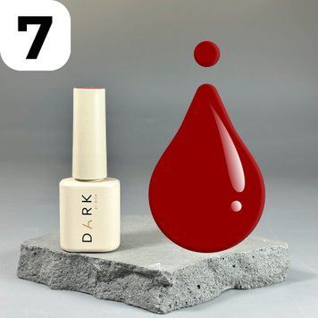 Гель-лак DARK Gel Polish 007 (бордовий), 6 мл DGP0706 фото