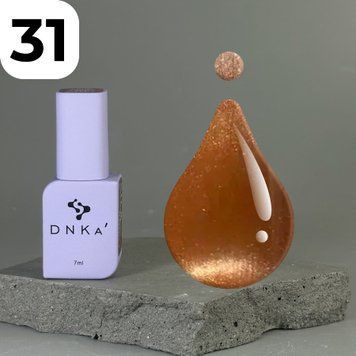 Гель-лаки DNKa Gel Polish CAT`S EYE SILK #0031 (карамельно-коричневий), 7 мл FTCGP0031-7 фото