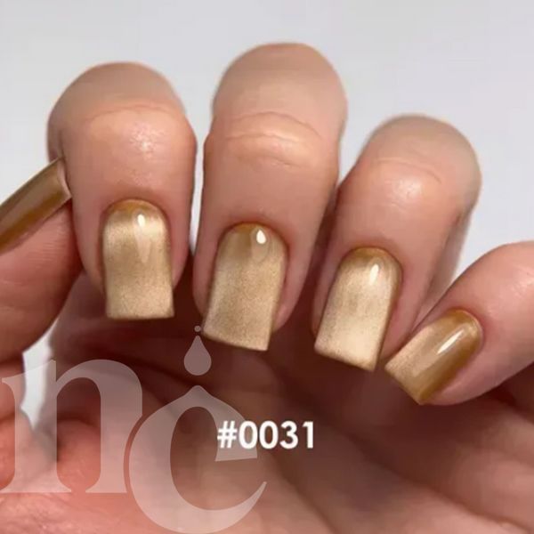 Гель-лаки DNKa Gel Polish CAT`S EYE SILK #0031 (карамельно-коричневый), 7 мл FTCGP0031-7 фото