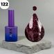 Гель-лак DARK Gel Polish 122 (бордовый с блестками), 10 мл DGP12210 фото 1