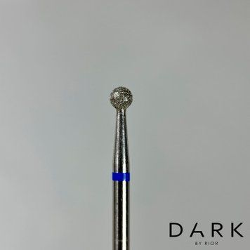 Фреза алмазная DARK №112 шар синий 030 мм DF112 фото