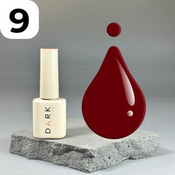 Гель-лак DARK Gel Polish 009 (вишневий), 6 мл DGP0906 фото