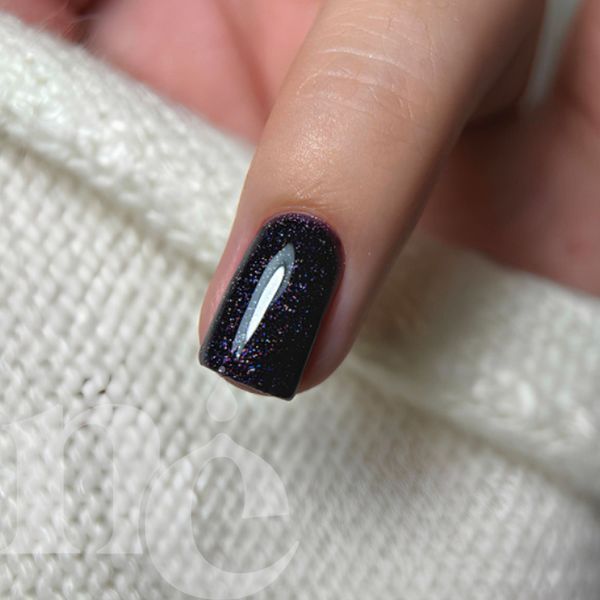 Гель-лак DARK Gel Polish 123 (сине-черный с блестками), 10 мл DGP12310 фото