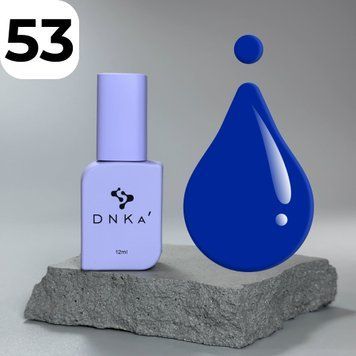 Гель-лак DNKa Gel Polish Color #0053 (ультрамаріновий), 12 мл GPDC0053 фото