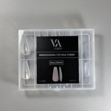 Верхние формы Valeri Top Nail Forms Balerine, 120 шт./уп. VNFB фото
