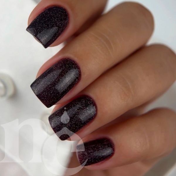 Гель-лак DARK Gel Polish 124 (темно-бордовый с блестками), 10 мл DGP12410 фото
