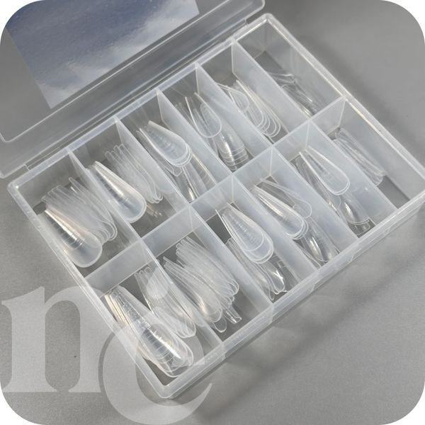 Верхні форми, Valeri Top Nail Forms Balerine, 120 шт./уп. NVNFB фото