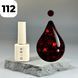 Гель-лак DARK Gel Polish 112 (темно-бордовий з блискітками) , 6 мл DGP11206 фото