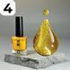 Гель-лак для стемпінгу DARK Stamping Polish №04 (золотий), 10 мл DS0410 фото