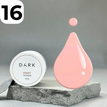 Гель DARK Smart Builder Gel 16 (розово-бежевый), 15 мл. DSG1615 фото