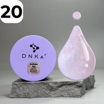 Гель DNKa Builder gel #0020 Pearl (ніжно-рожевий), 30 мл BGD0020 фото