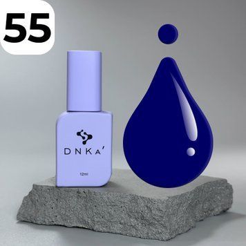 Гель-лак DNKa Gel Polish Color #0055 (темно-синій), 12 мл GPDC0055 фото