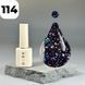 Гель-лак DARK Gel Polish 114 (темно-синій з блискітками) , 6 мл DGP11406 фото