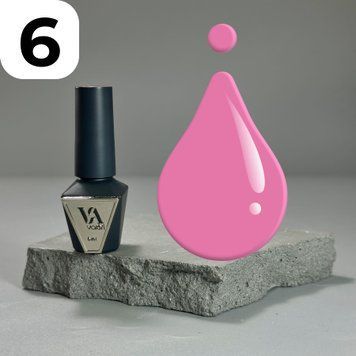 Гель-лак Valeri Color №6 (бузково-рожевий), 6 мл VA6 фото