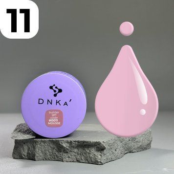 Гель DNKa Builder gel mousse #0011 (нюдовий), 30 мл FTBGM0011-30 фото