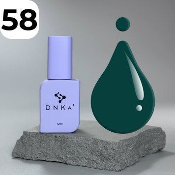 Гель-лак DNKa Gel Polish Color #0058 (зелений), 12 мл GPDC0058 фото