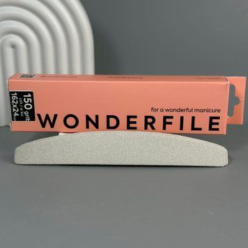 Клейові файли на м'якій основі "Півмісяць" Wonderfile 162х24мм 150 гріт 20 шт WFF162-150 фото