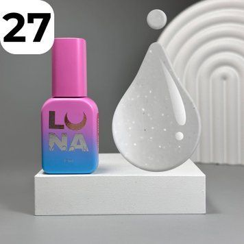 Рідкий гель Luna Light Acrygel №27 (молочний), 13 мл 249-2398 фото