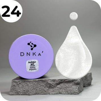 Гель DNKa Builder gel #0024 Pearl (молочний), 30 мл BGD0024 фото