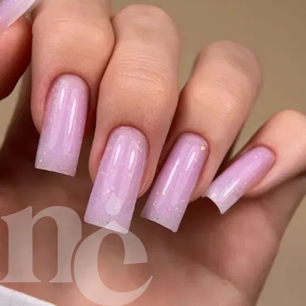 Гель Valeri Dream Builder Gel №008 (рожевий з золотими пластівцями), 15 мл NVDBG15-08 фото