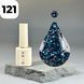 Гель-лак DARK Gel Polish 121 (глибокий синій з блискітками), 6 мл DGP12106 фото