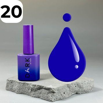 Гель-лак DARK Gel Polish 020 (синій), 10 мл DGP2010 фото