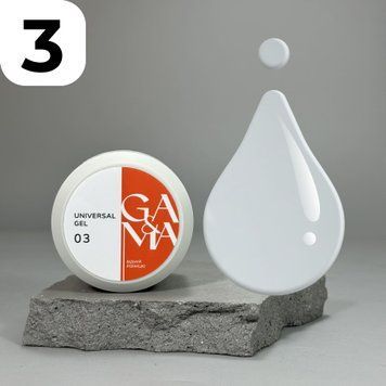 Універсальний гель GA&MA Universal Gel 003 (молочний), 30 мл 7700534 фото