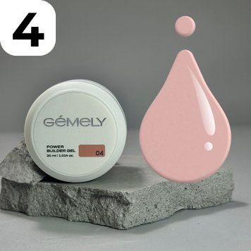 Павер Биллдер гель Gemely Power Builder gel 004 (Мокко), 30 мл 7703547 фото