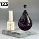 Гель-лак DARK Gel Polish 123 (синьо-чорний з блискітками), 6 мл DGP12306 фото