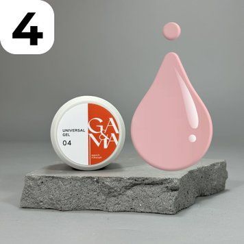 Універсальний гель GA&MA Universal Gel 004 (рожево-бежевий), 15 мл 7700233 фото