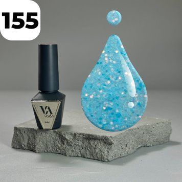 Гель-лак Valeri Color №155 (голубой с шимером), 6 мл NVA155 фото