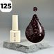 Гель-лак DARK Gel Polish 125 (темно-сливовий з блискітками), 6 мл DGP12506 фото