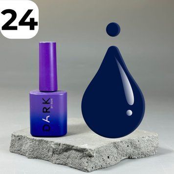 Гель-лак DARK Gel Polish 024 (темно-лазурный), 10 мл DGP2410 фото