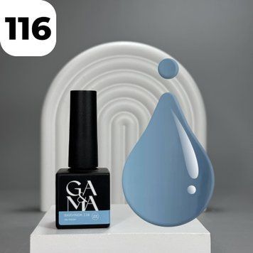 Гель-лак GA&MA Liquid pastel 116 Barvinok (блакитний), 10 мл 7700158 фото