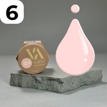 Гель-желе Valeri Jelly Gelly №06 (рожевий), 15 мл VJG15-06 фото
