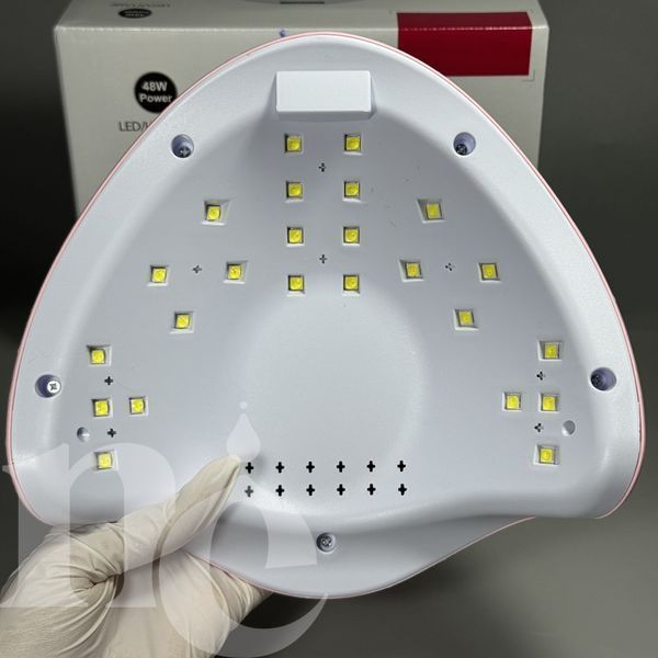 Лампа для манікюру SUN 5 LED+UV Pink 48 W NC-1154212 фото