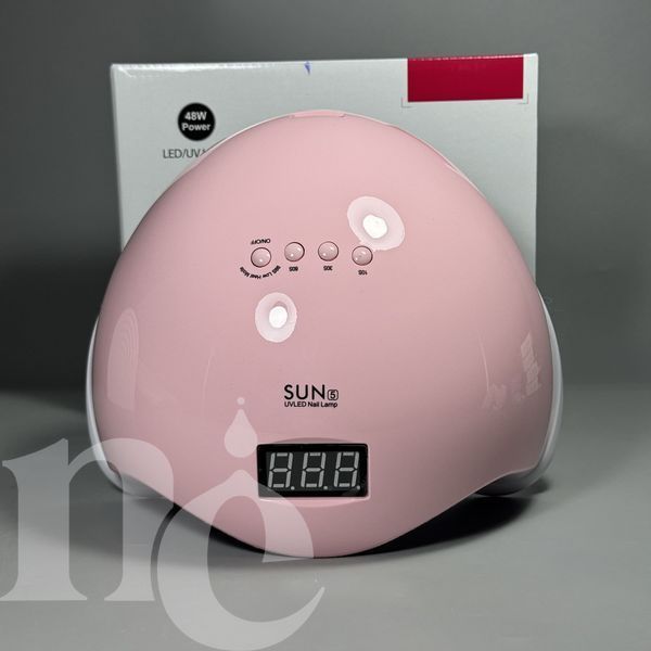 Лампа для манікюру SUN 5 LED+UV Pink 48 W NC-1154212 фото