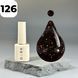 Гель-лак DARK Gel Polish 126 (винний з блискітками), 6 мл DGP12606 фото