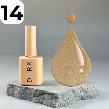 Гель-лак DARK Gel Polish Cat Eye 14 (бежево-коричневий), 6 мл DCateye1406 фото