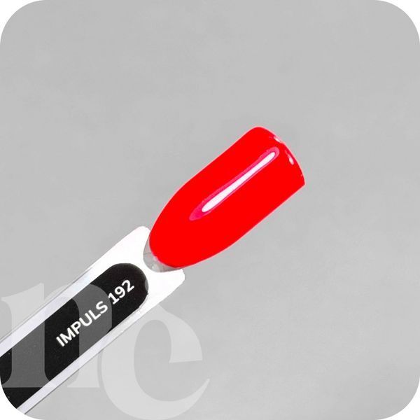 Гель-лак GA&MA Pop Art collection 192 Impuls (ярко-красный неон), 10 мл 7702737 фото