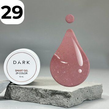Гель DARK Smart Builder Gel 29 (светло-коричневый с блестками), 15 мл DSG2915 фото
