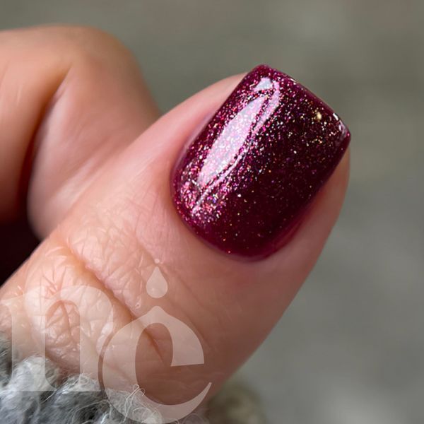 Гель-лак DARK Gel Polish 128 (красный с блестками), 6 мл DGP12806 фото
