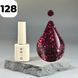 Гель-лак DARK Gel Polish 128 (червоний з блискітками), 6 мл DGP12806 фото