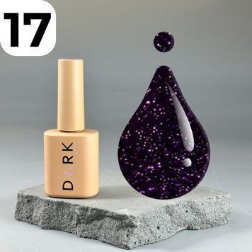 Гель-лак DARK Gel Polish Cat Eye 17 (баклажановий), 6 мл DCateye1706 фото