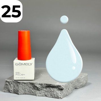 Гель-лак Gemely Max Color 025 (светло-бирюзовый), 10 мл 7704196 фото
